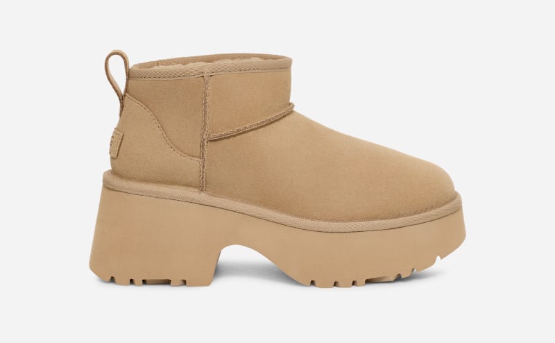 Sneakers og sko UGG Classic Ultra Mini New Heights Booos Beige | 1158311-MDSD