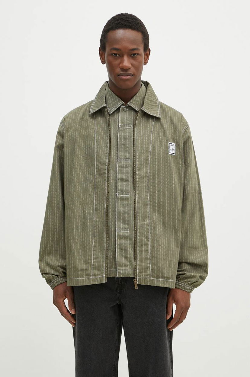 Vindjakke adidas Originals Wabash Nylon Coach Jacket Grøn | JP4484