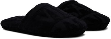 Sneakers og sko Versace Allover Towel Slippers Sort | ZSLB00009_1A07545, 3