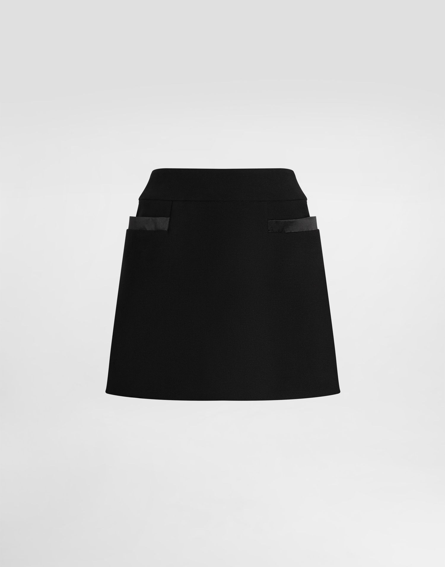 Nederdel Dolce & Gabbana Dolce & Gabbana Double Crepe Basque Skirt Sort | F4C4PTFU2L8N0000, 0