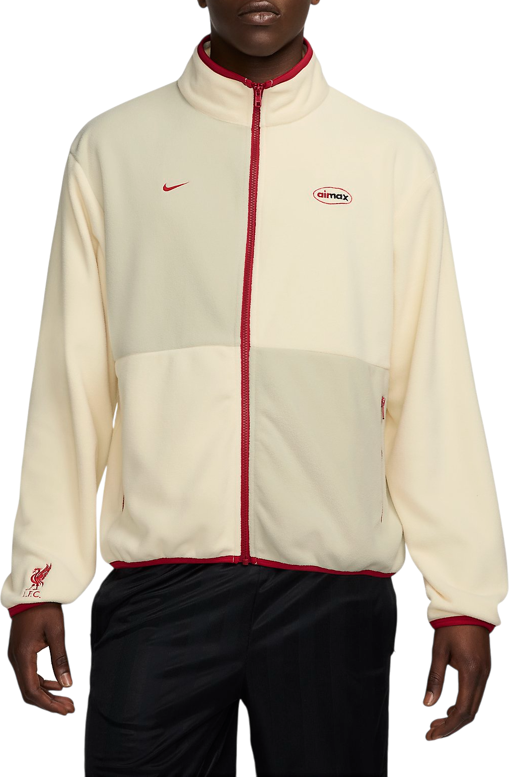 Jakke Nike Liverpool FC Nike Club+ Full-Zip Fleece Jacket Hvid | hj1045-113, 0