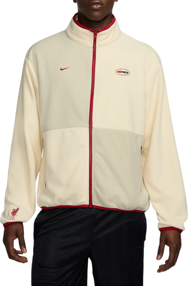 Jakke Nike Liverpool FC Nike Club+ Full-Zip Fleece Jacket Hvid | hj1045-113, 0