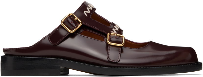 Tøj Marni Marni Bambi 3.0 Loafers Bourgogne | SBMS010202 PS679