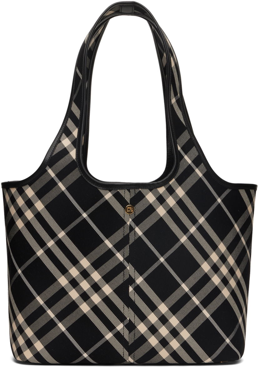 Mulepose Burberry Check Tote Bag Sort | 8094686
