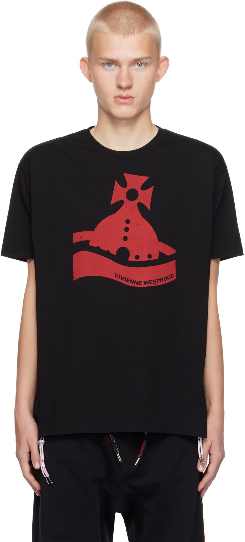 T-shirt Vivienne Westwood Classic Sunken Orb T-Shirt Sort | 3G01002F-J001M-
