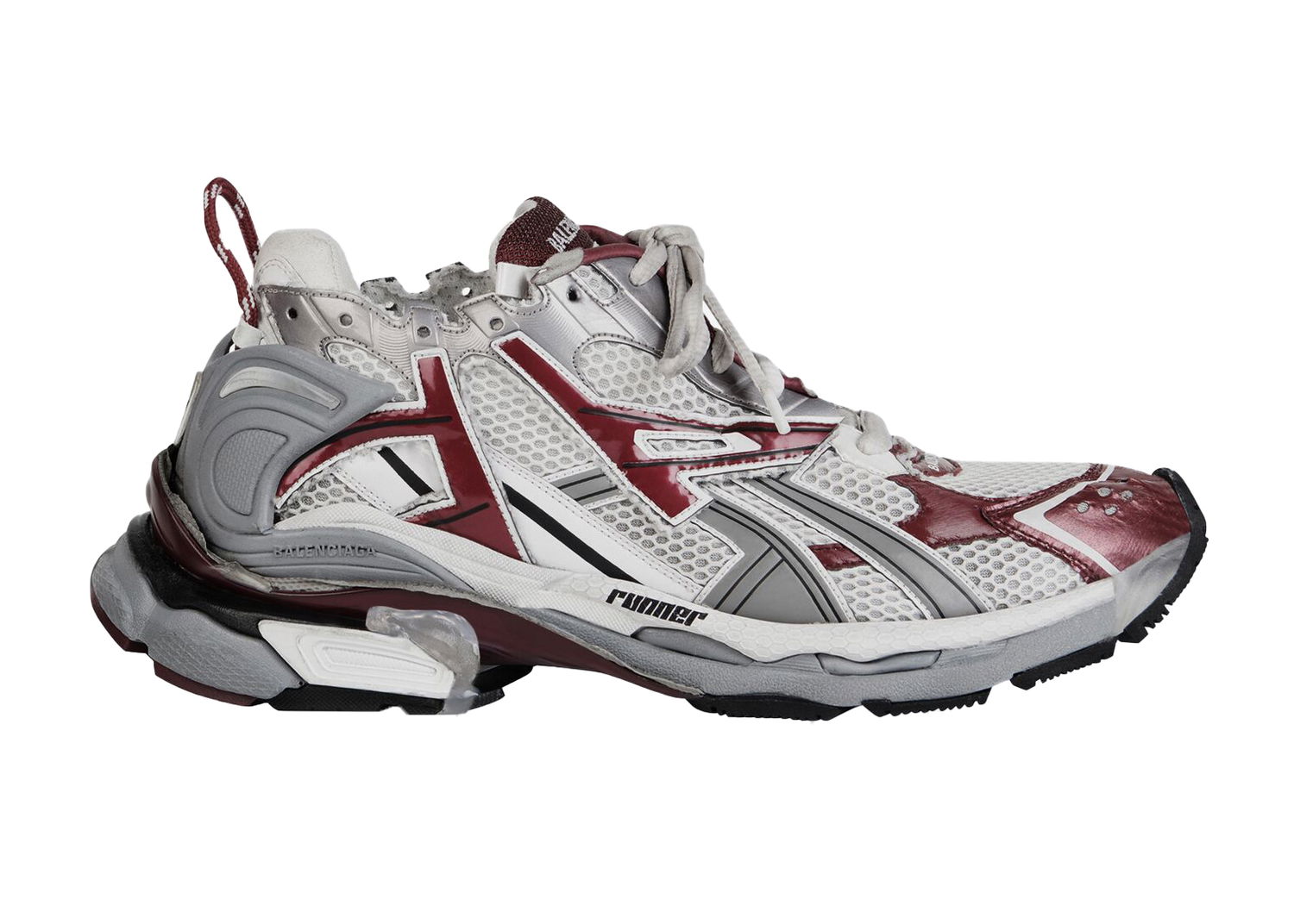 Sneakers og sko Balenciaga Runner Burgundy W Metalisk | 677402W3RB39069, 0