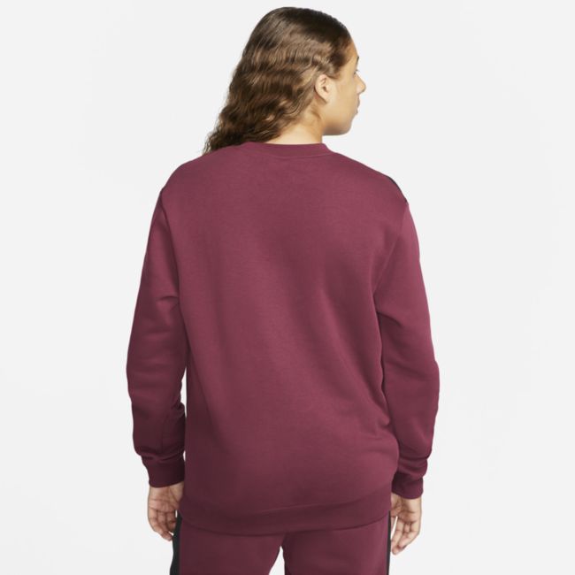 Sweatshirt Nike Sportswear Hybrid Fleece Sweatshirt Bourgogne | DV2329-638, 1