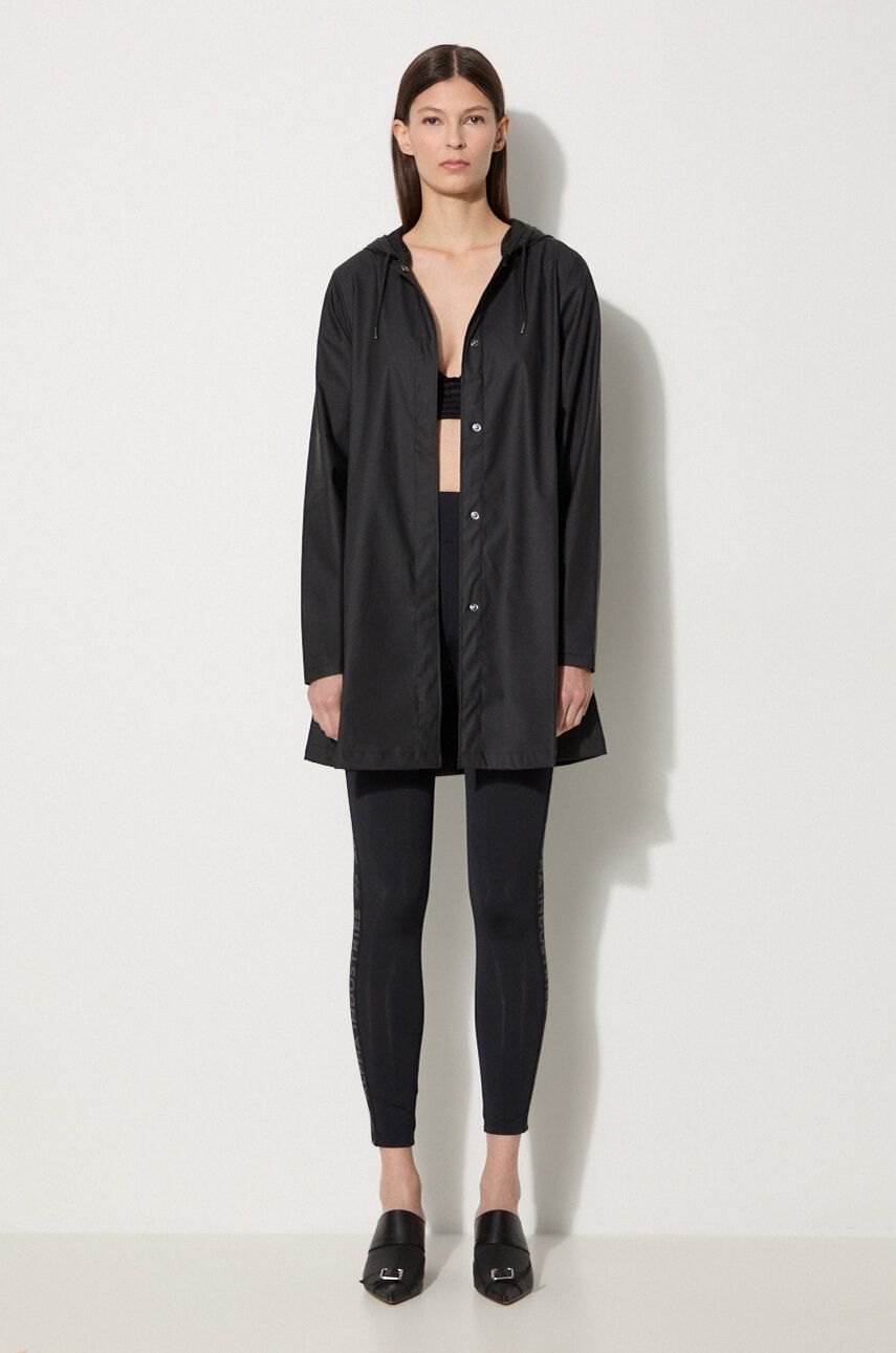 Jakke Rains A-Line Jacket Sort | 18050-01, 1