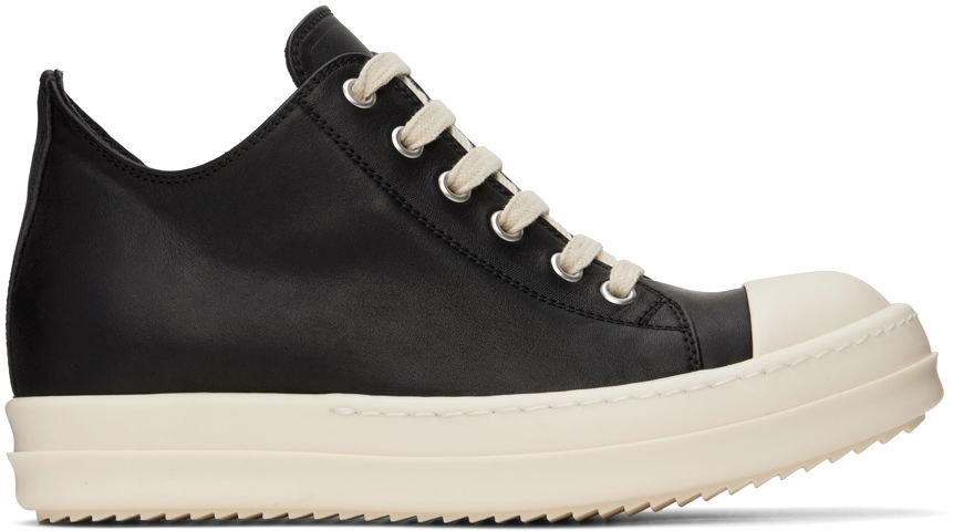 Sneakers og sko Rick Owens Low Sneakers Sort | RP01D2891 LOO, 0
