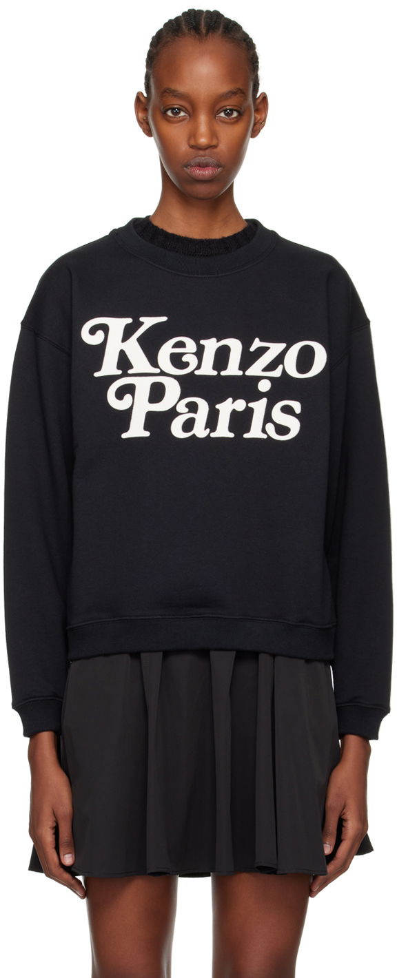 Sweatshirt KENZO Paris VERDY Edition Sweatshirt Sort | FE52SW1274MF