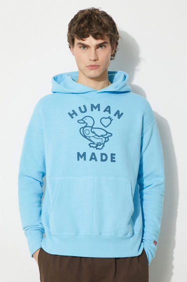 Sweatshirt Human Made Graphic Print Hoodie Blå | HM27CS028, 0