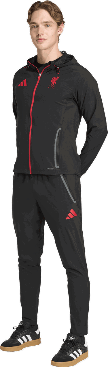 Joggingbukser adidas Originals Liverpool FC Tiro25 Competition Vis Tech Track Pants Sort | jz5557, 5