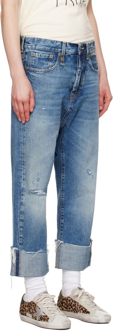 Jeans R13 R13 Tailored Drop Cropped Jeans Blå | R13W6452-D283C, 1