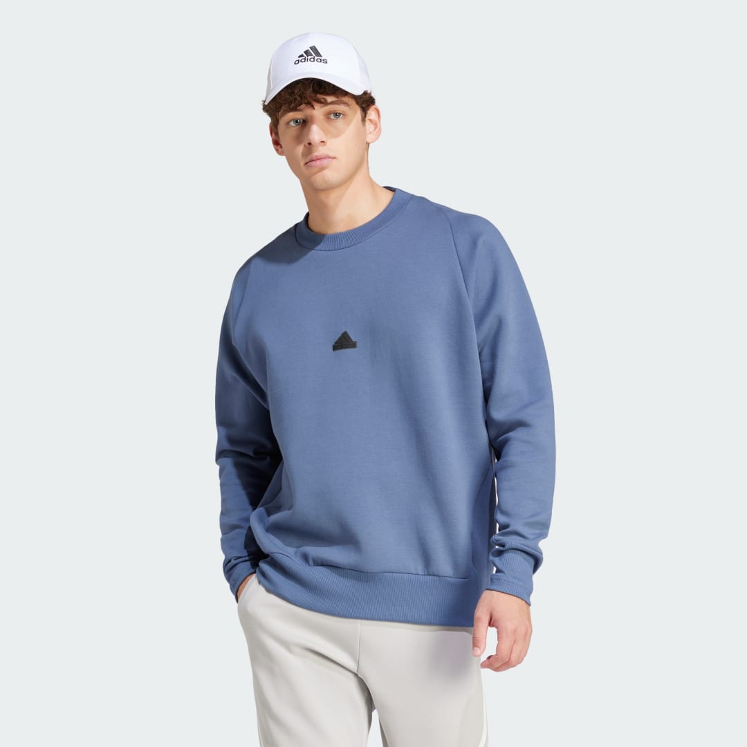 Sweatshirt adidas Performance Z.N.E. Premium Blå | IR5243, 0