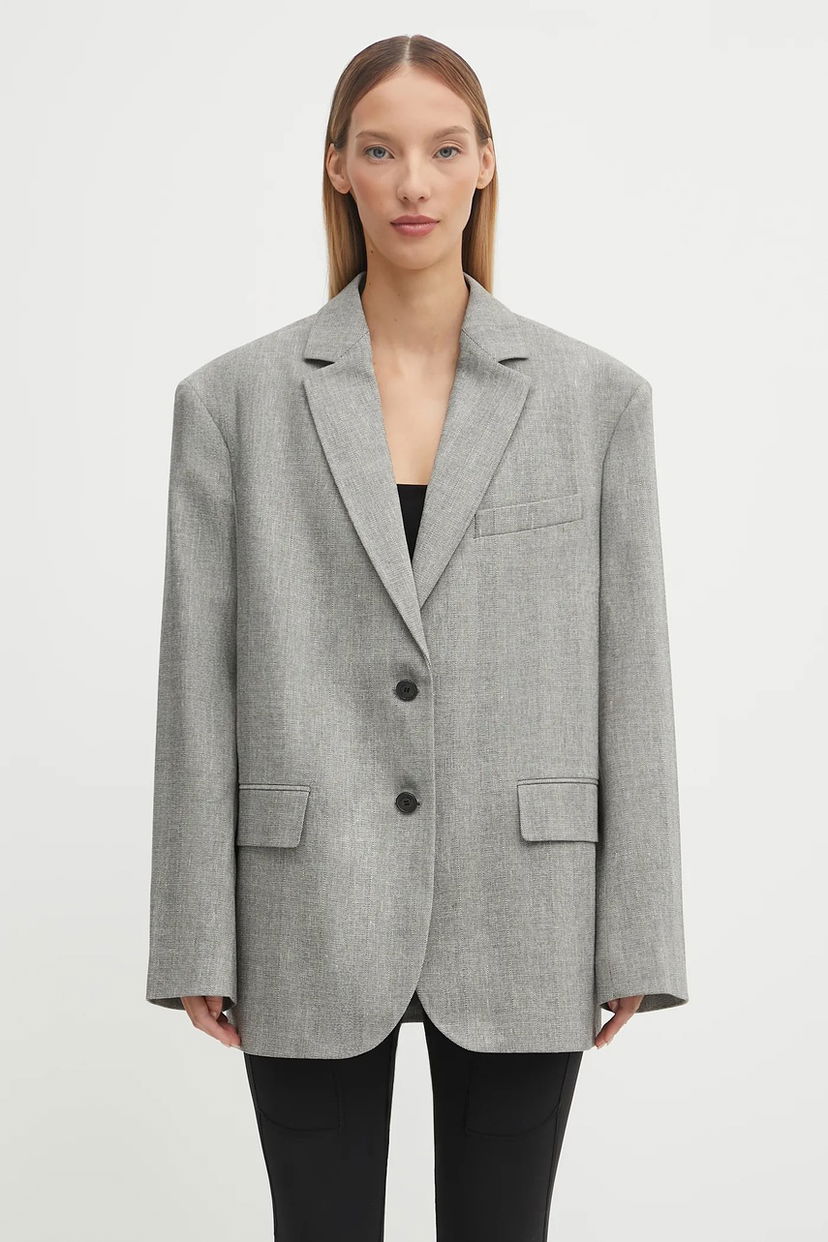 Jakke Anine Bing Anine Bing Quinn Blazer Grå | A.01.10970