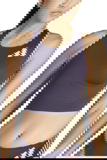Tanktop adidas Performance Adizero crop Grå | in1185, 0