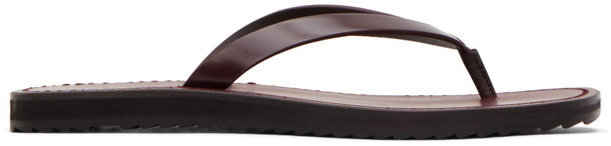 Tøj The Row The Row City Sandals Bourgogne | F1388-L60, 0