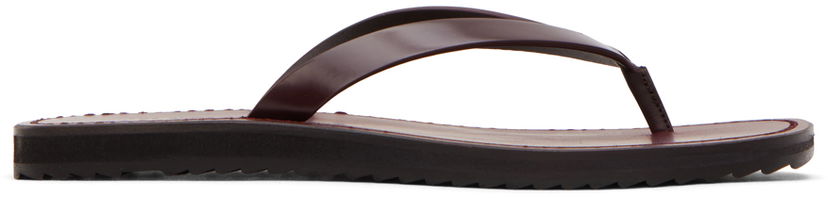 Tøj The Row The Row City Sandals Bourgogne | F1388-L60