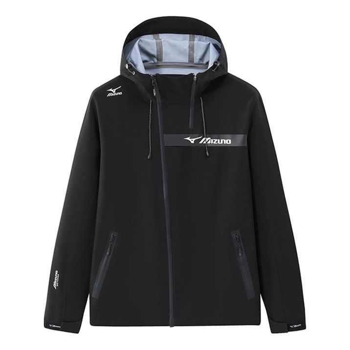 Vindjakke Mizuno Outdoor Jacket Sort | A2CE3106