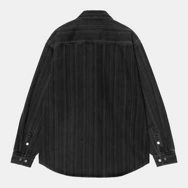 Skjorte Carhartt WIP Carhartt WIP Rylan Stripe Shirt Jacket Sort | I035567_4, 4