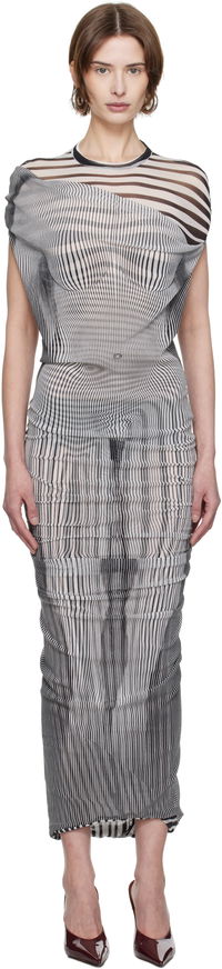 Jean Paul Gaultier Draped Body Morphing Maxi Dress