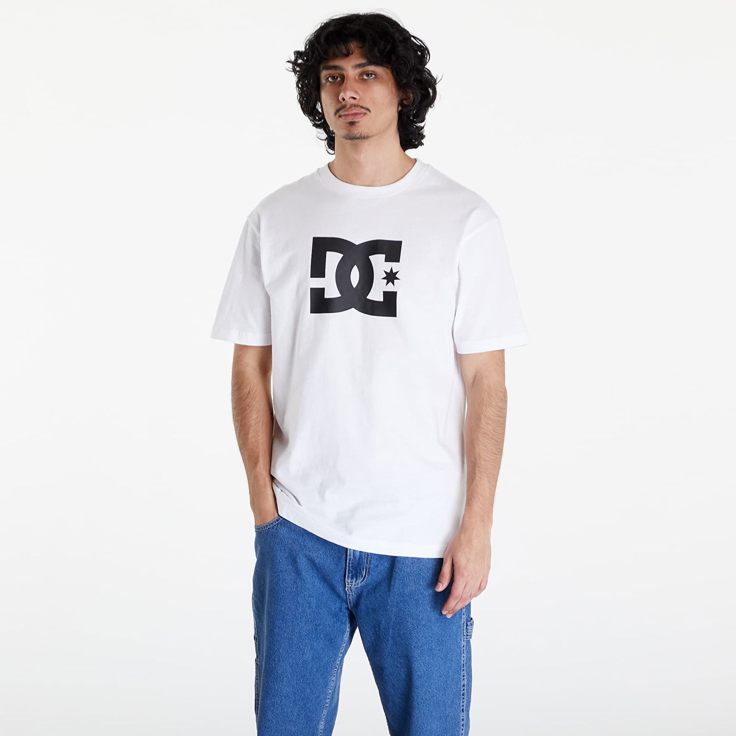 T-shirt DC Star H SS Tee White Hvid | ADYZT05373-WBB0, 0
