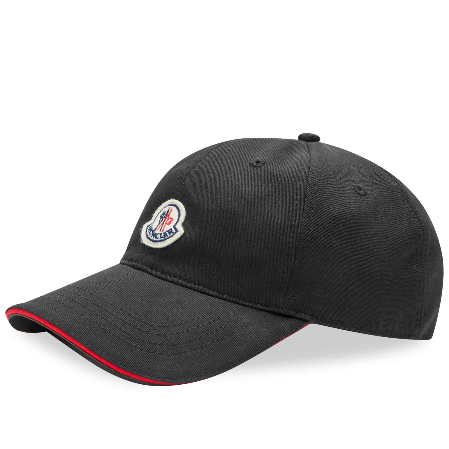 Kasket Moncler Tricolor Cap Black Sort | 3B000-55-V0090-999, 0