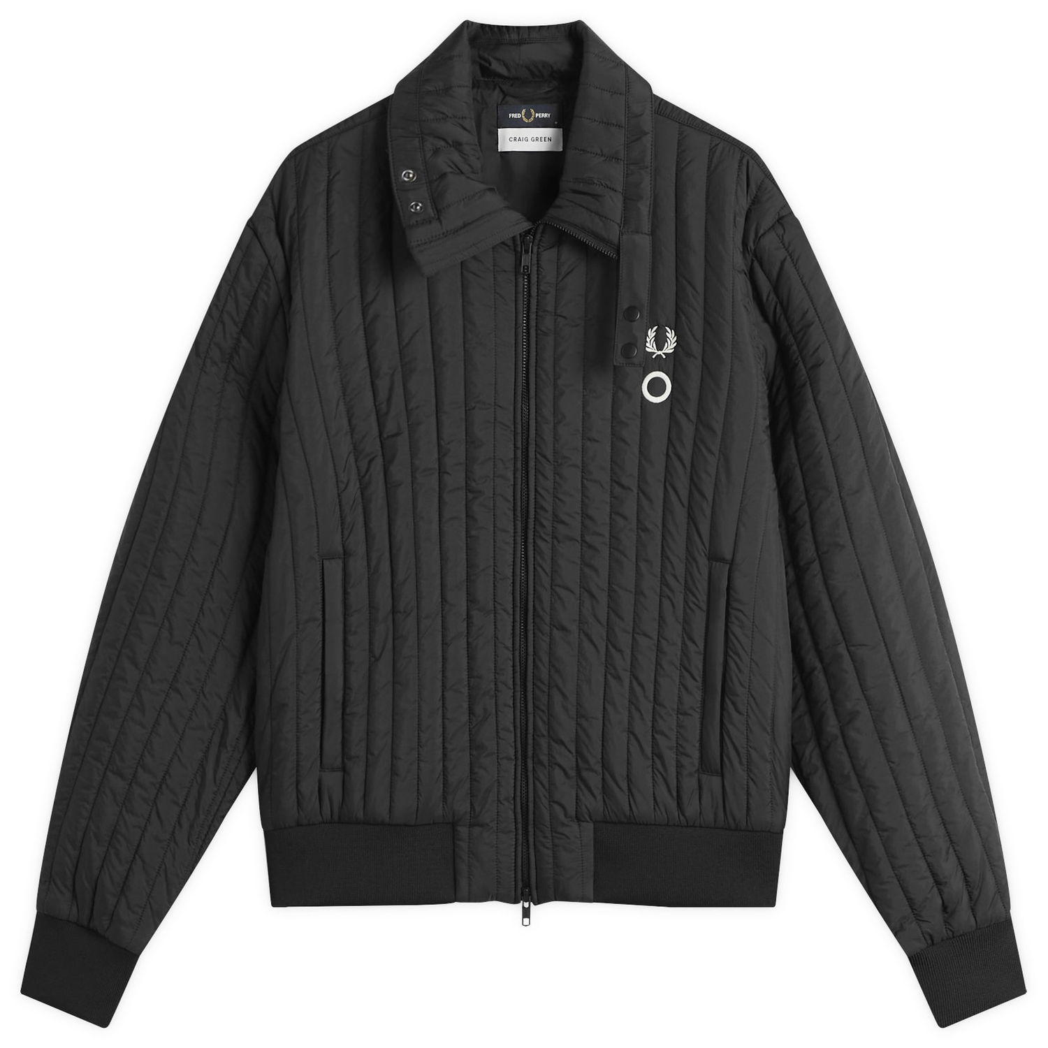 Bomberjakke Fred Perry x Craig Green Quilted Jacket Size Large Sort | SJ1131-102, 0