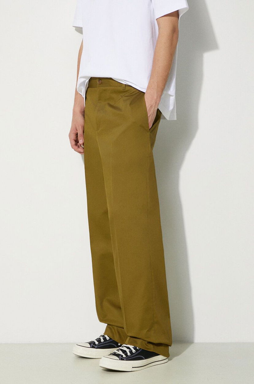 Bukser MAISON KITSUNÉ Maison Kitsuné Relaxed Chino Pants Grøn | MM01106WW0078