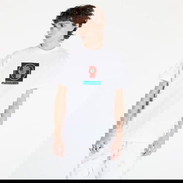 T-shirt Pleasures Badge T-Shirt Hvid | P22W053 WHITE, 0