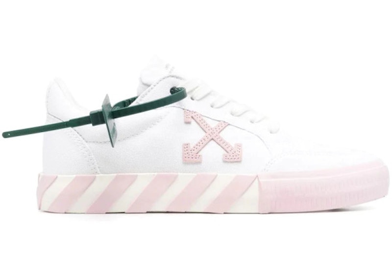 Sneakers og sko Off-White Low Vulcanized Canvas White Pink W Lyserød | OWIA272F22FAB0010130, 0