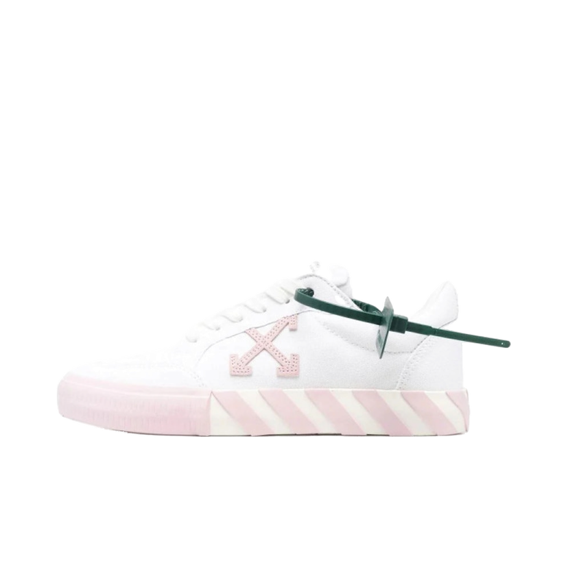 Sneakers og sko Off-White Low Vulcanized Canvas White Pink W Lyserød | OWIA272F22FAB0010130