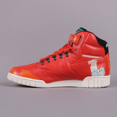 Sneakers og sko Reebok Exofit Plus Hi Basquiat Rød | v48183, 3
