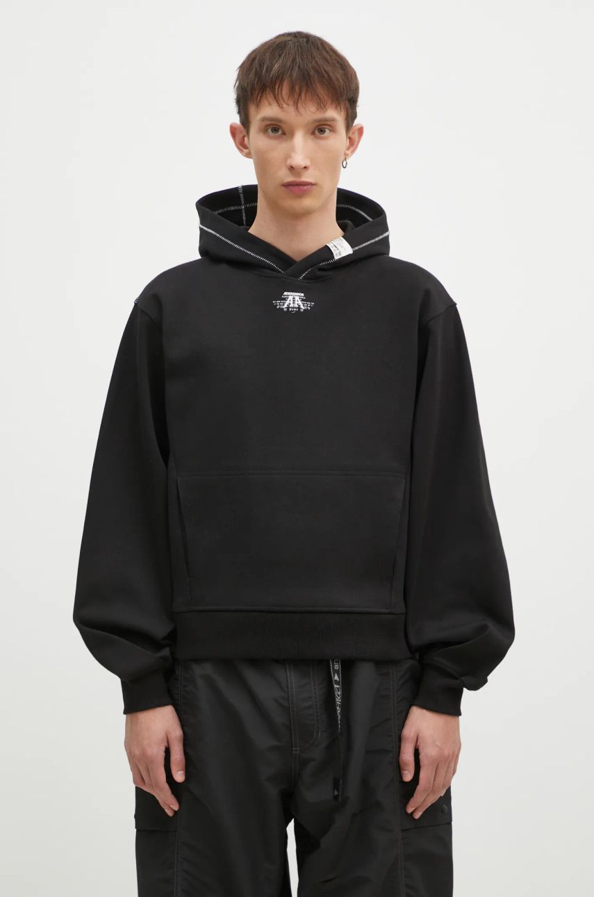 Sweatshirt ADER ERROR Black Smooth Hoodie Sort | BN01SSHD0102, 0