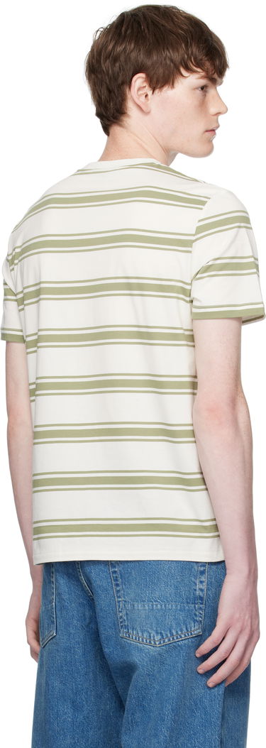 T-shirt Fred Perry Fred Perry Fine Stripe T-Shirt Hvid | M9851, 2