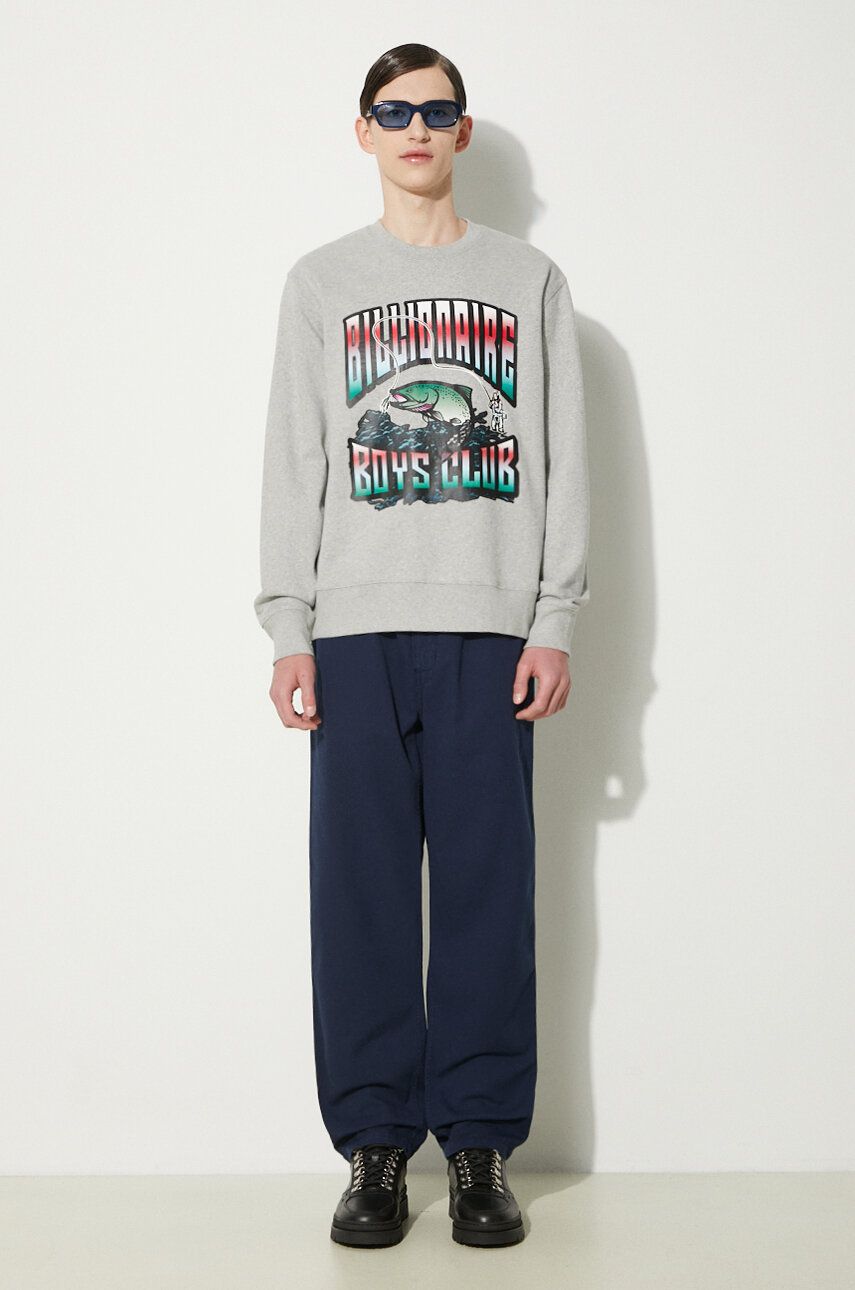 Sweatshirt BILLIONAIRE BOYS CLUB Billionaire Boys Club Big Catch Crewneck Sweatshirt Grå | B24230, 1