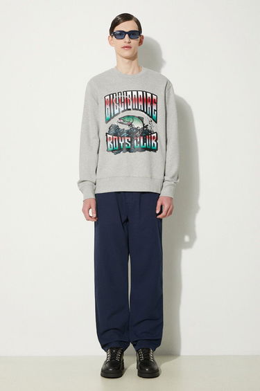 Sweatshirt BILLIONAIRE BOYS CLUB Billionaire Boys Club Big Catch Crewneck Sweatshirt Grå | B24230, 1