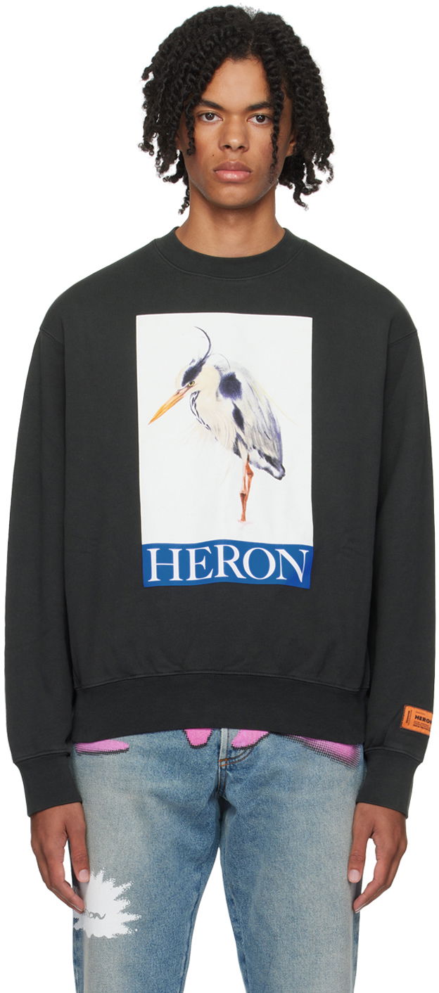 Sweatshirt HERON PRESTON Heron Sweatshirt Grå | HMBA020F23JER0041046, 0
