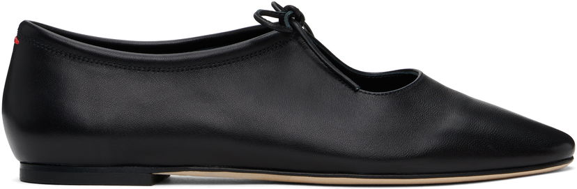 Skopleje Aeyde Aeyde Della Ballerina Flats Sort | A11-FL-MNLR08FL149-SS25-800-007