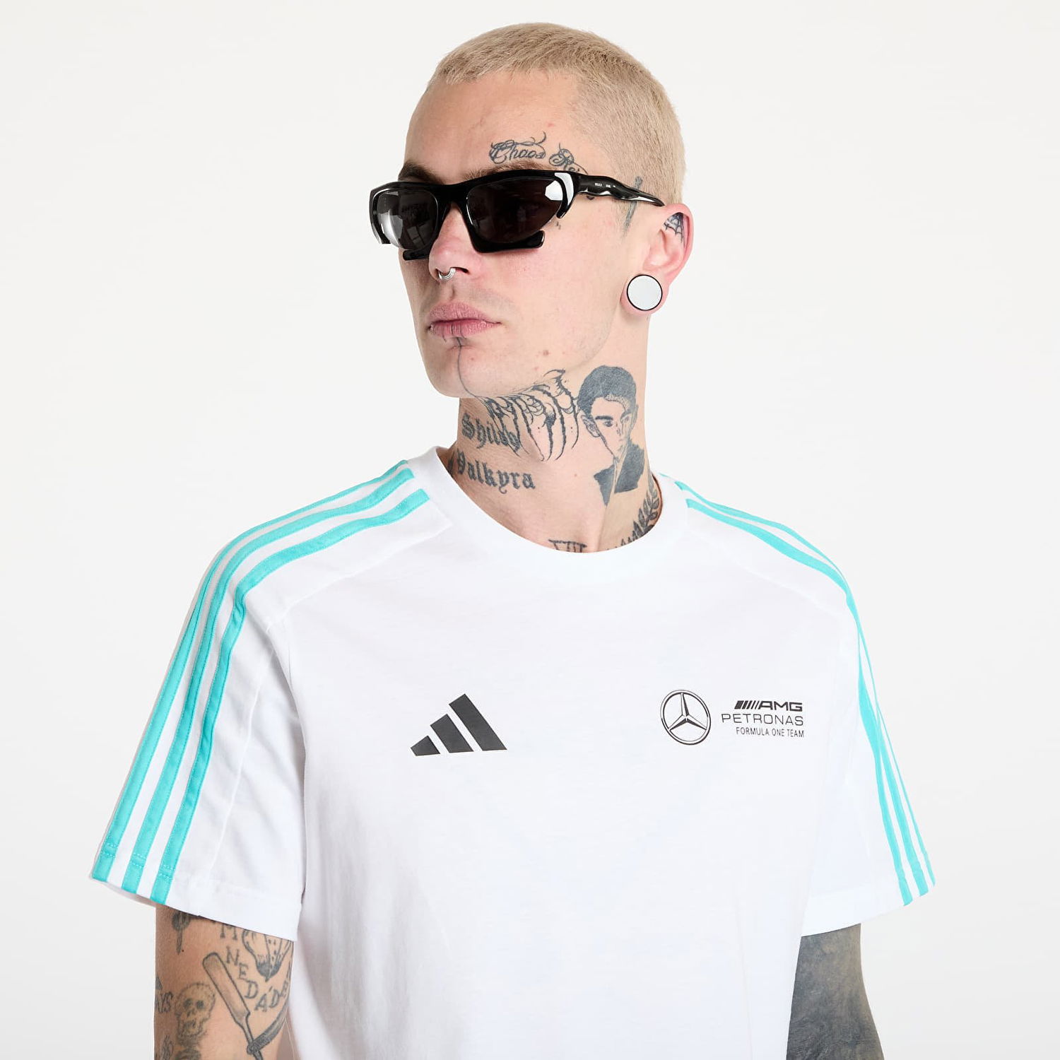 T-shirt adidas Performance Mercedes - AMG Petronas Formula One Team DNA T-Shirt Hvid | JV5457, 1
