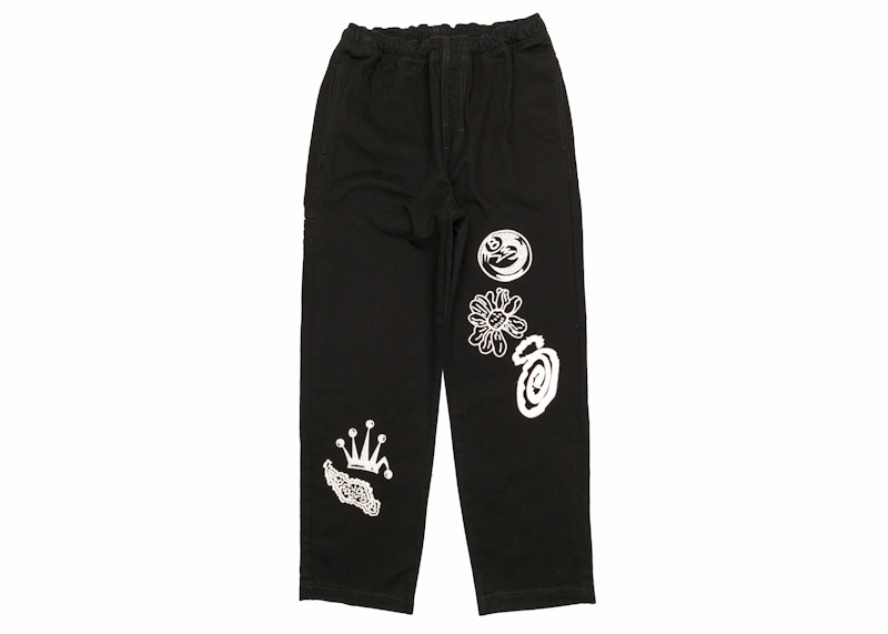 Cargo bukser Stüssy Stussy Icon Beach Pants Sort | 116575-WABL