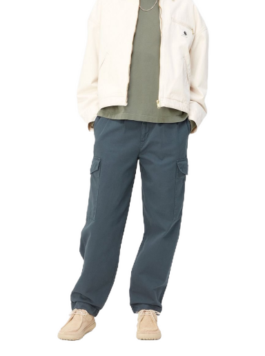 Cargo bukser Carhartt WIP Collins Pant "Ore garment dyed" Mørkeblå | I029789_0R_GD
