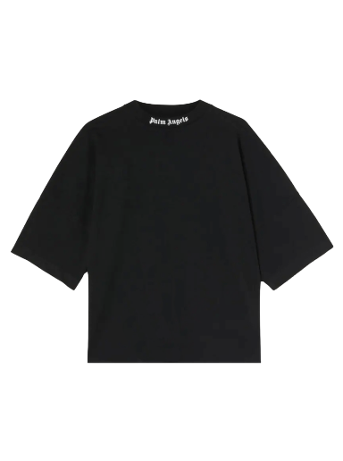 T-shirt Palm Angels Classic Logo Over Tee Sort | PWAA023C99JER0011001