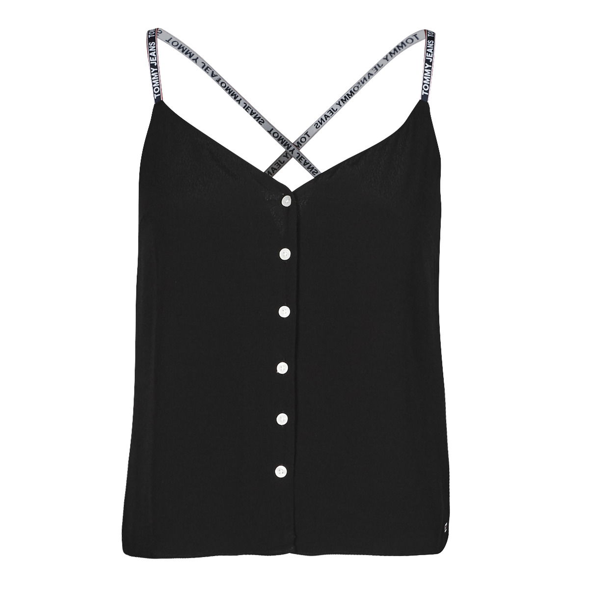 Tanktop Tommy Hilfiger CAMI BUTTON THRU TOP Sort | DW0DW09762-BDS, 0