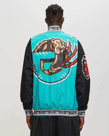 Bomberjakke Mitchell & Ness NBA Authentic Warm Up Jacket Vancouver Grizzlies 1995-96 Turkis | AWJKGS18063-VGRTEAL95, 3