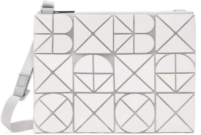 Skuldertaske BAO BAO ISSEY MIYAKE ISSEY MIYAKE Font Crossbody Bag Hvid | BB56AG841