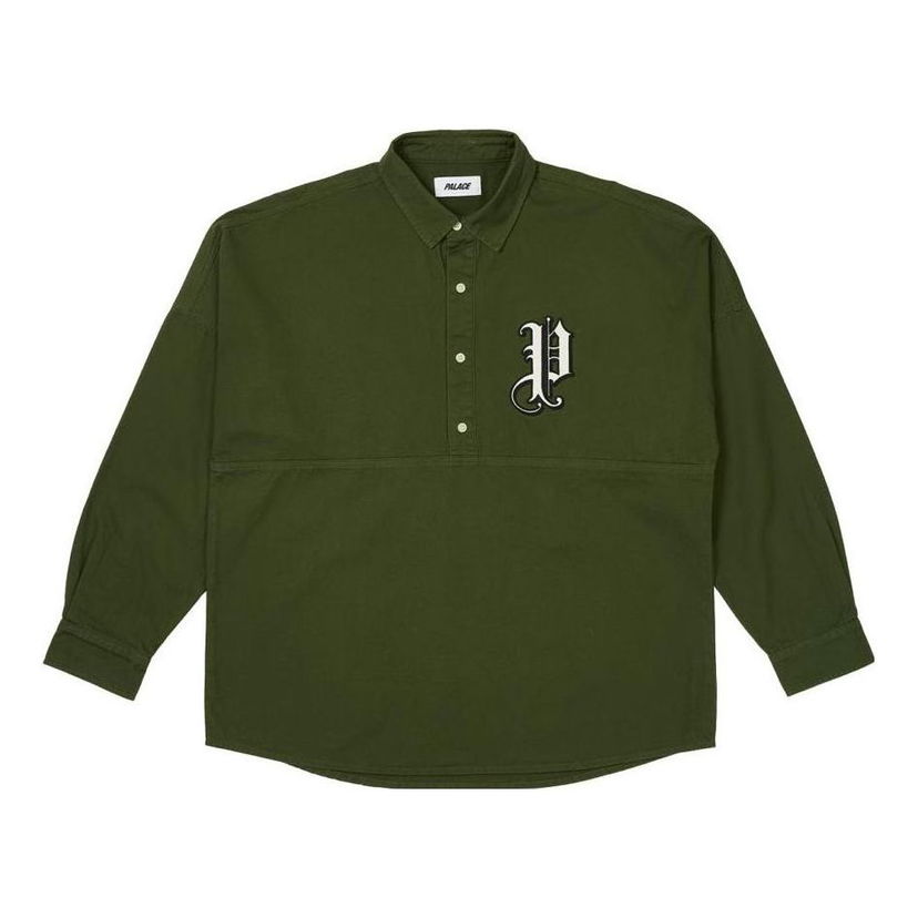 Skjorte Palace Palace Old English Shirt Grøn | P25SHT023