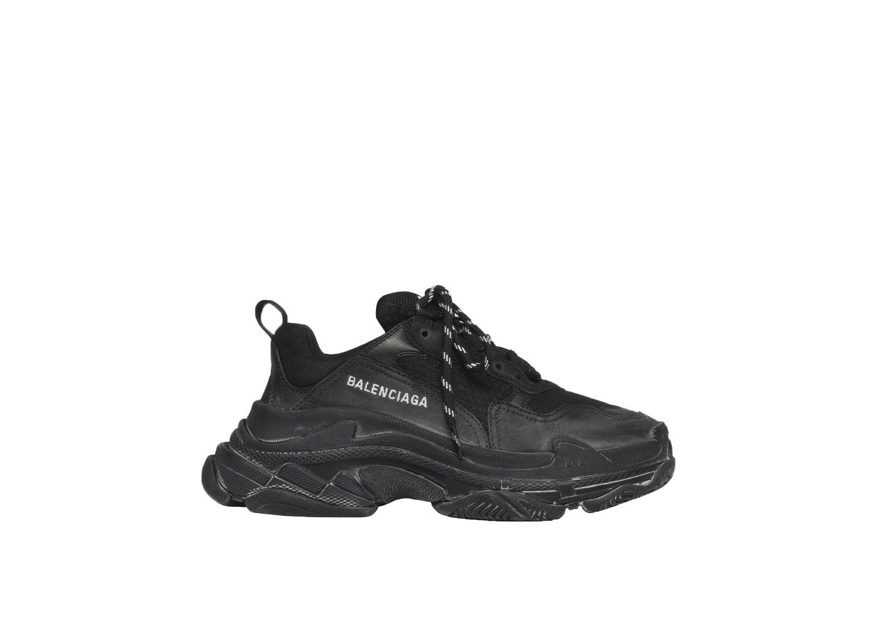 Sneakers og sko Balenciaga Triple S Black 2019 W Sort | 531388W09O11000, 0