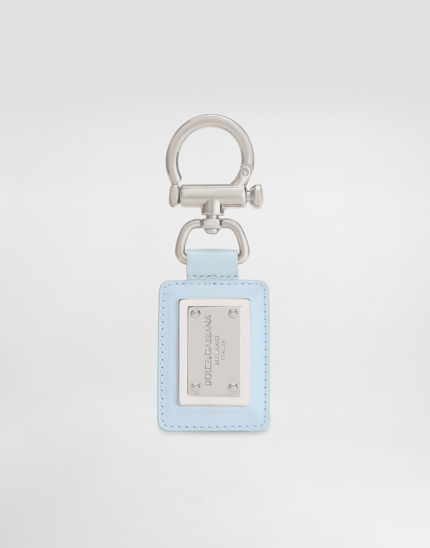 Nøgleringe Dolce & Gabbana Dolce & Gabbana Smooth Calfskin Keyring Blå | BP3439AV89380604, 0