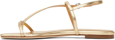 Tilbehør Aeyde Aeyde Ella Leather Toe-Post Sandals Metalisk | A11-FS-BERS8MFL-0121-902-007, 2